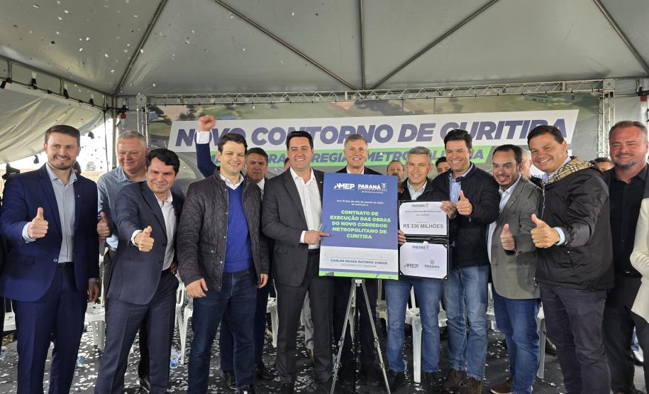 Investimento de R$ 336 milhões: governador autoriza obras do novo Contorno Sul de Curitiba
