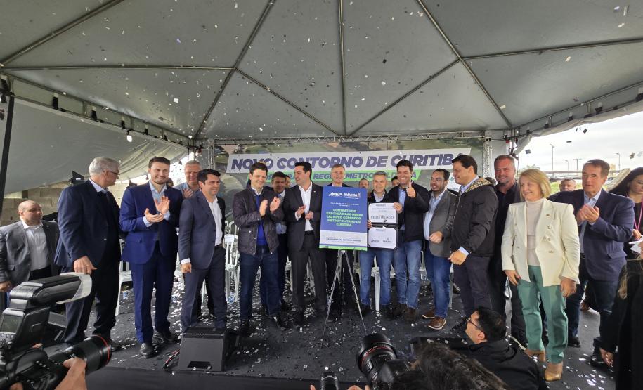 Investimento de R$ 336 milhões: governador autoriza obras do novo Contorno Sul de Curitiba