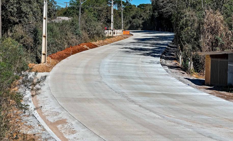 Pavimentação entre Mandirituba e São José dos Pinhais chega a 25% de conclusão