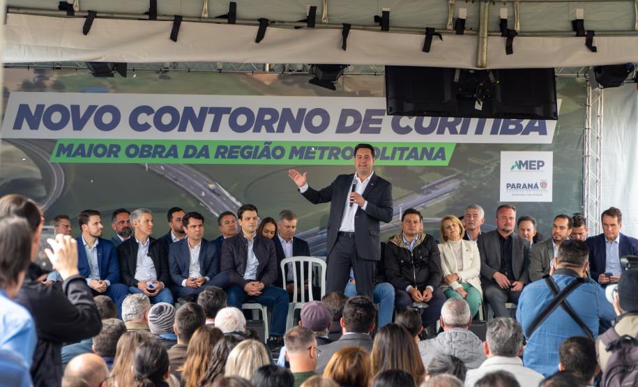 Investimento de R$ 336 milhões: governador autoriza obras do novo Contorno Sul de Curitiba