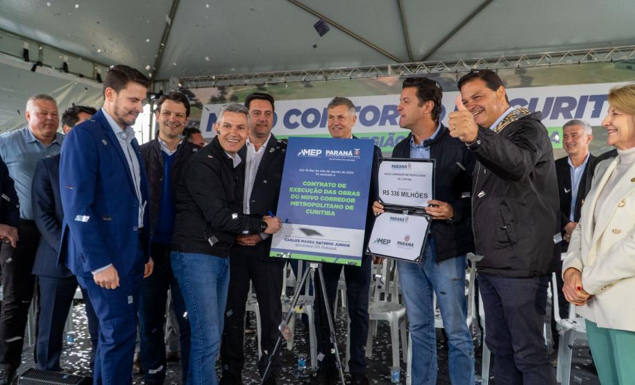 Investimento de R$ 336 milhões: governador autoriza obras do novo Contorno Sul de Curitiba