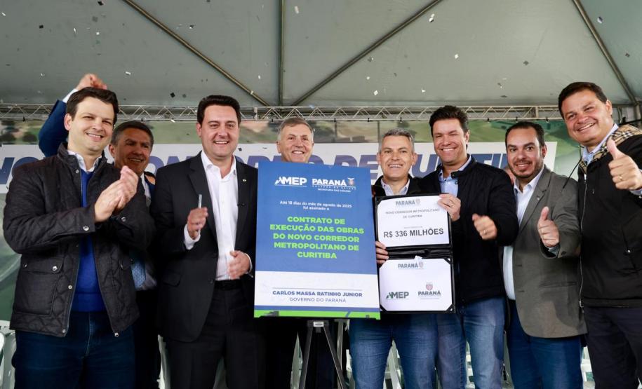 Investimento de R$ 336 milhões: governador autoriza obras do novo Contorno Sul de Curitiba