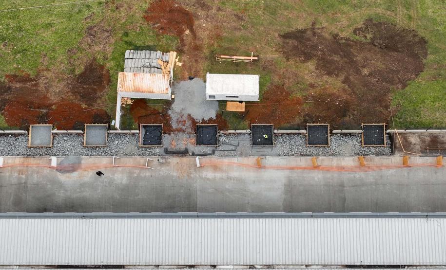 Começam as obras da garagem do Bonde Urbano Digital no Terminal de Piraquara