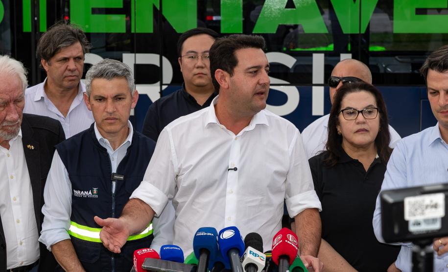 BUD traz inovação e será alternativa sustentável ao transporte coletivo, diz Ratinho Junior