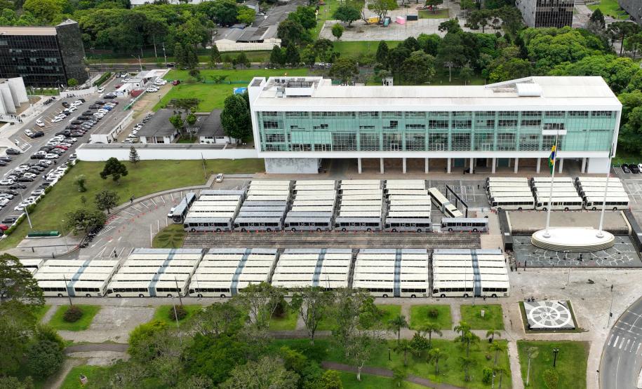 Cidades da Região Metropolitana de Curitiba ganham 115 novos ônibus para transporte coletivo