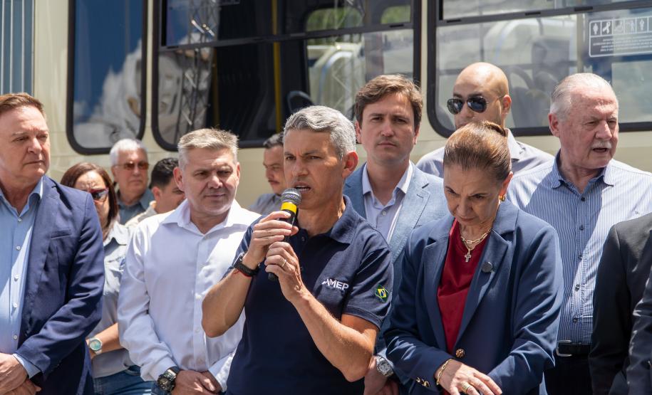Cidades da Região Metropolitana de Curitiba ganham 115 novos ônibus para transporte coletivo