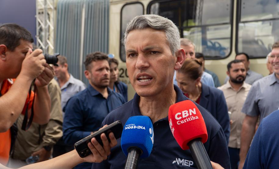 Cidades da Região Metropolitana de Curitiba ganham 115 novos ônibus para transporte coletivo