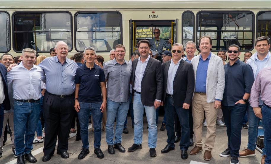 Cidades da Região Metropolitana de Curitiba ganham 115 novos ônibus para transporte coletivo