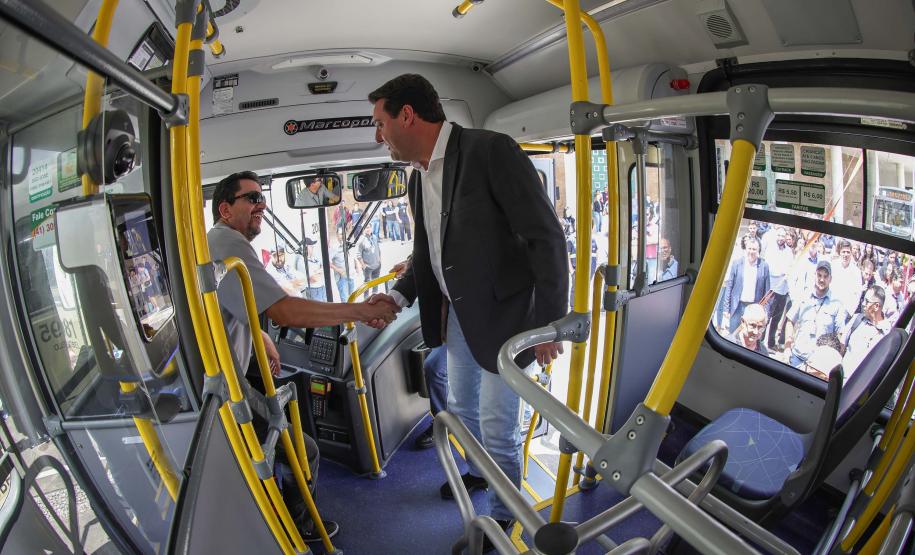 Cidades da Região Metropolitana de Curitiba ganham 115 novos ônibus para transporte coletivo
