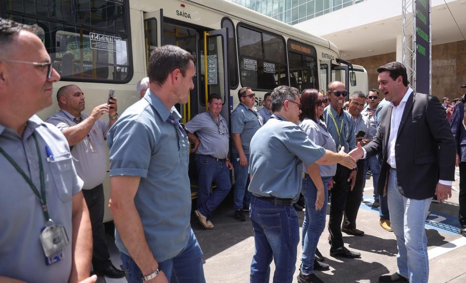 Cidades da Região Metropolitana de Curitiba ganham 115 novos ônibus para transporte coletivo