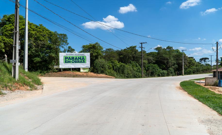 Pavimentação em concreto entre Mandirituba e São José dos Pinhais bate 50% de execução