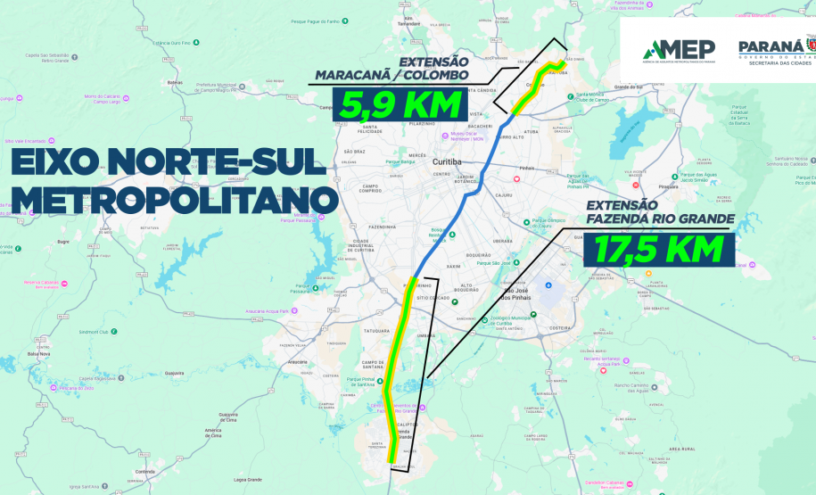 Estado vai implementar corredor de ônibus para conectar Colombo, Curitiba e Fazenda Rio Grande