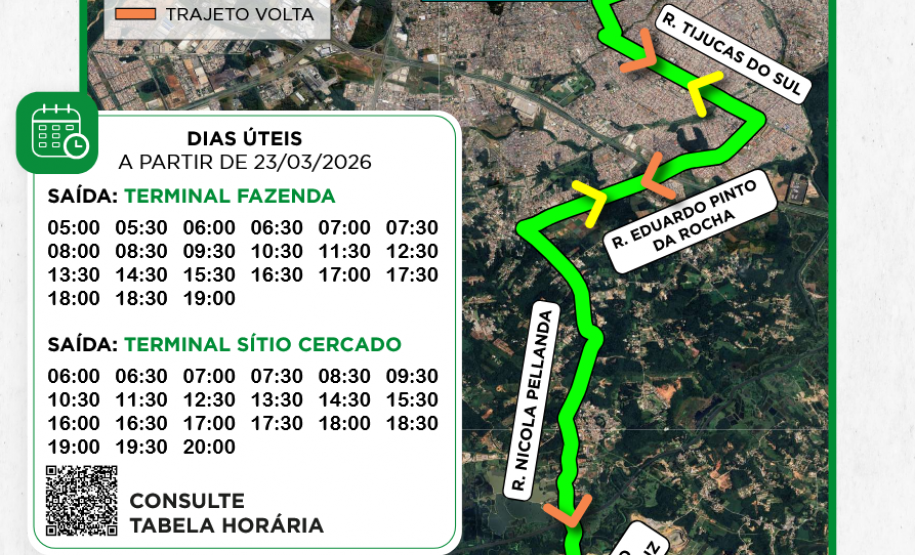 Amep anuncia nova linha metropolitana entre Fazenda Rio Grande e Curitiba