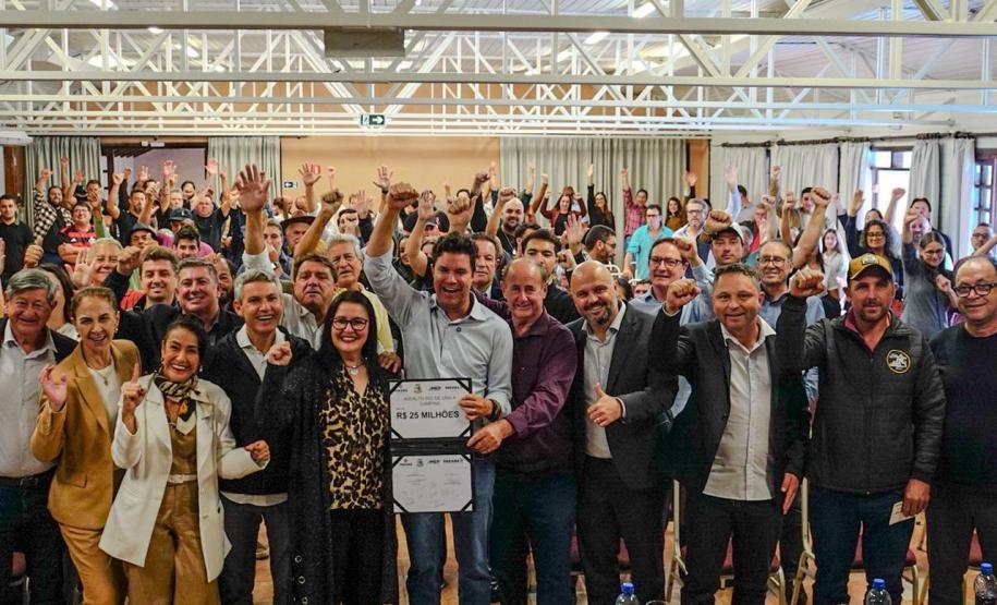 Estado libera R$ 25,3 milhões para pavimentação entre Tijucas do Sul e São José dos Pinhais