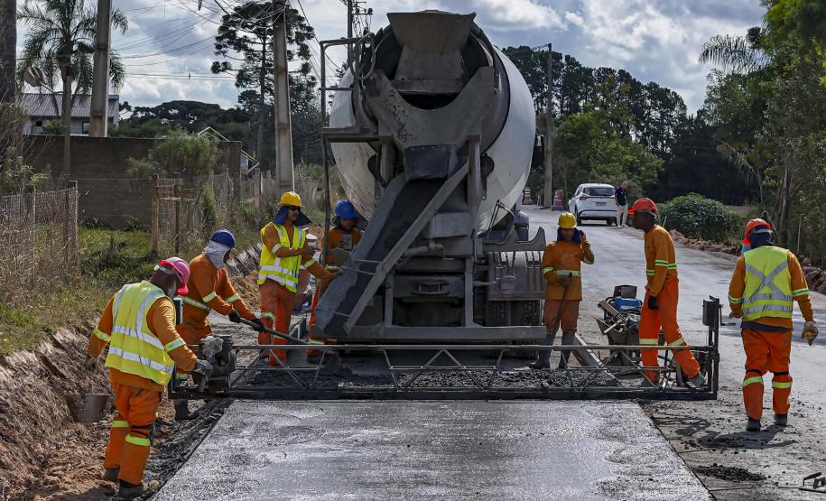 Ligação entre Mandirituba e São José dos Pinhais supera 65% de execução