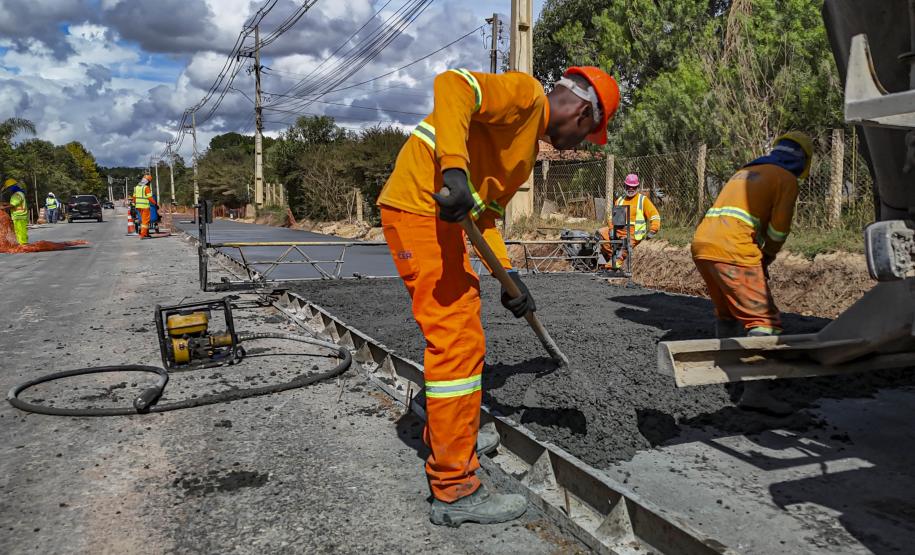 Ligação entre Mandirituba e São José dos Pinhais supera 65% de execução
