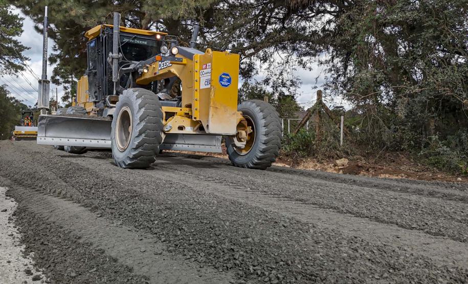 Ligação entre Mandirituba e São José dos Pinhais supera 65% de execução