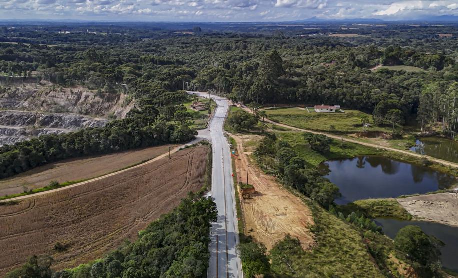 Ligação entre Mandirituba e São José dos Pinhais supera 65% de execução
