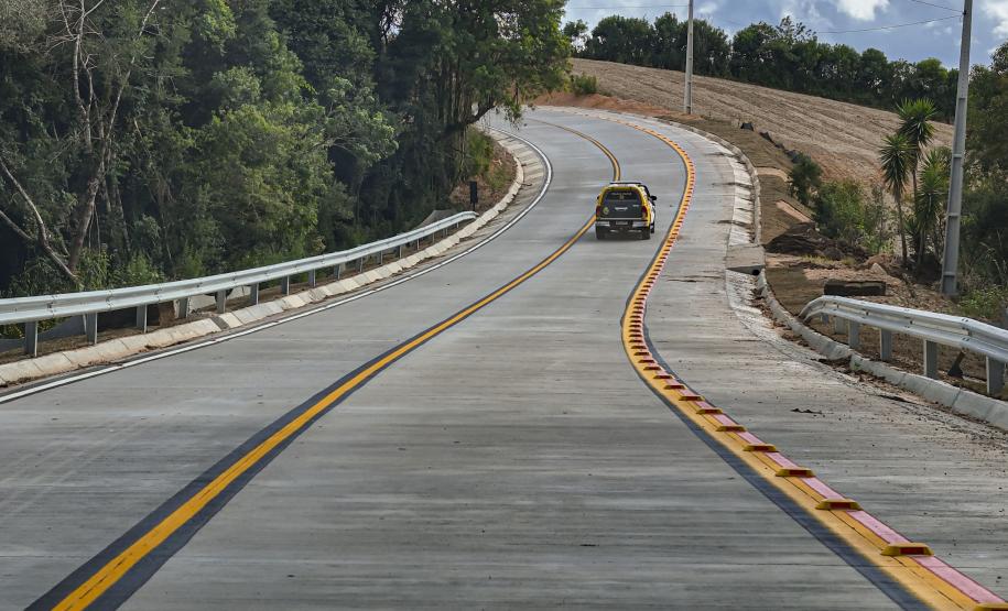 Ligação entre Mandirituba e São José dos Pinhais supera 65% de execução