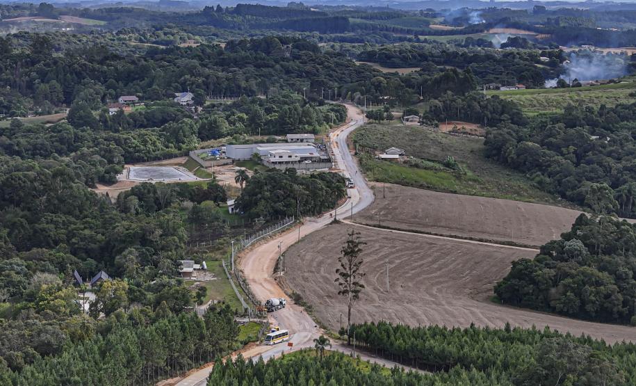 Ligação entre Mandirituba e São José dos Pinhais supera 65% de execução