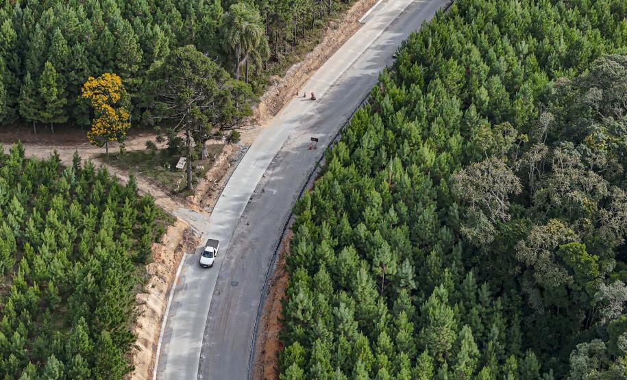 Ligação entre Mandirituba e São José dos Pinhais supera 65% de execução