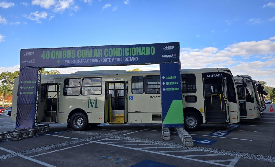 Frota da RMC ganha 46 novos ônibus com ar-condicionado e câmera de segurança