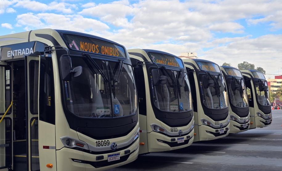 Frota da RMC ganha 46 novos ônibus com ar-condicionado e câmera de segurança