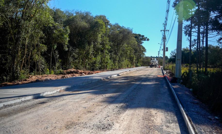 Reta final: pavimentação entre Mandirituba e São José dos Pinhais chega a 84,19%