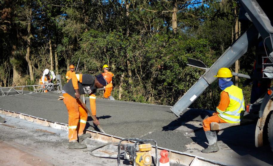 Reta final: pavimentação entre Mandirituba e São José dos Pinhais chega a 84,19%