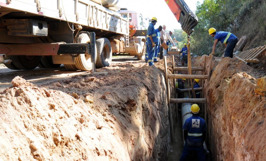 Sanepar inicia as obras do sistema de água do Rio Verde, em Campo Largo A Sanepar (Companhia de Saneamento do Paraná) está investindo R$ 38,6 milhões para ampliar o sistema de abastecimento de água tratada de Campo Largo