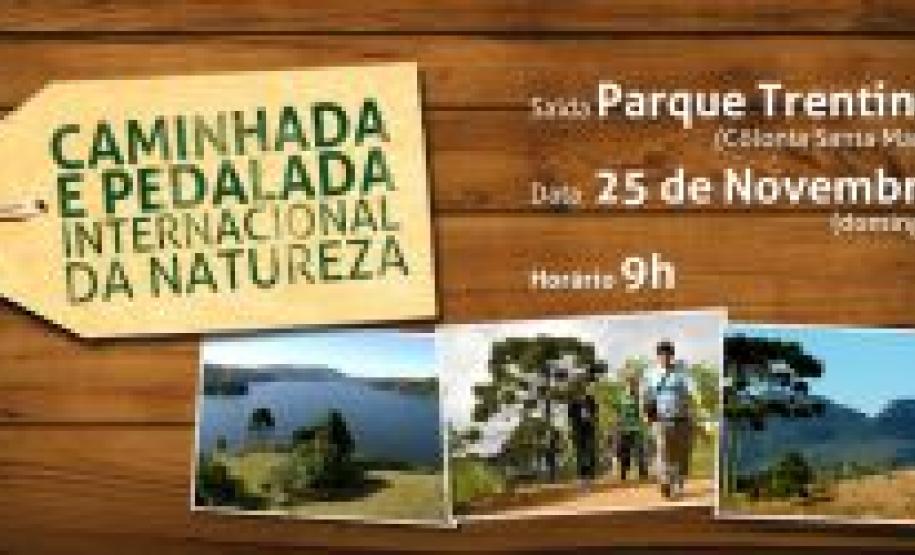 7ª Caminhada e a 1ª Pedalada Internacional da Natureza de Piraquara No dia 25 de novembro acontece em Piraquara a 7ª Caminhada e a 1ª Pedalada Internacional da Natureza.