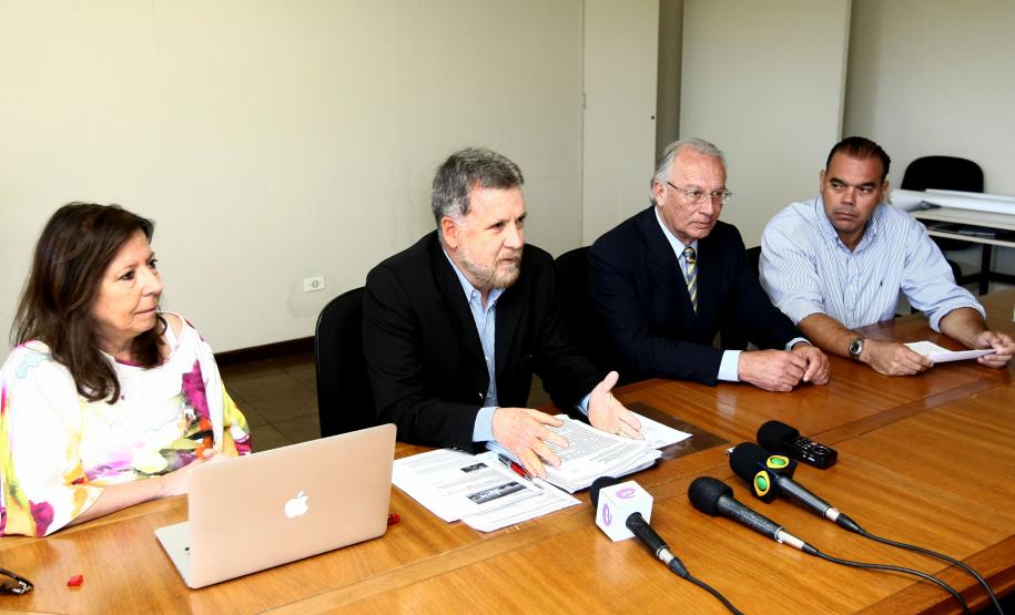 Os dados foram apresentados nesta segunda-feira (17 de novembro), em Curitiba, pelo diretor de Transportes da Coordenação da Região Metropolitana de Curitiba (Comec), André Fialho, e a consultora da Fipe, Vera Beznos. O coordenador-geral, Carlos do Rego Almeida Filho, e o diretor presidente da Comec, Luiz Alberto Pereira Alves, também acompanharam a apresentação.