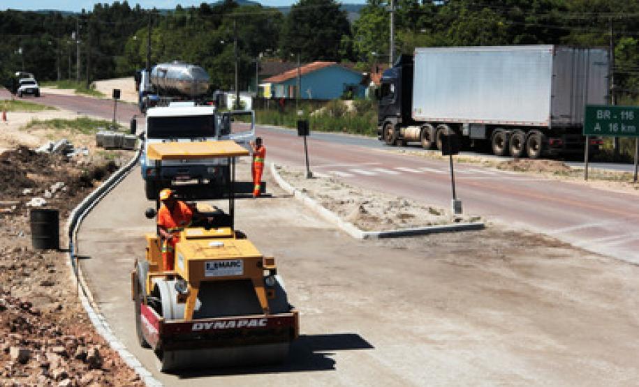 O Governo do Estado concluirá no início de dezembro as obras do contorno rodoviário de Agudos do Sul, na RMC.