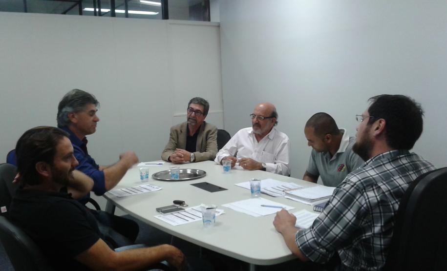 Comec recebe visita de vereadores de Campina Grande do Sul Venicio Ferreira, Sidnei de Camargo, Claudio Menna Barreto, Omar Akel, Tiago Calixto, Wilian Correa.