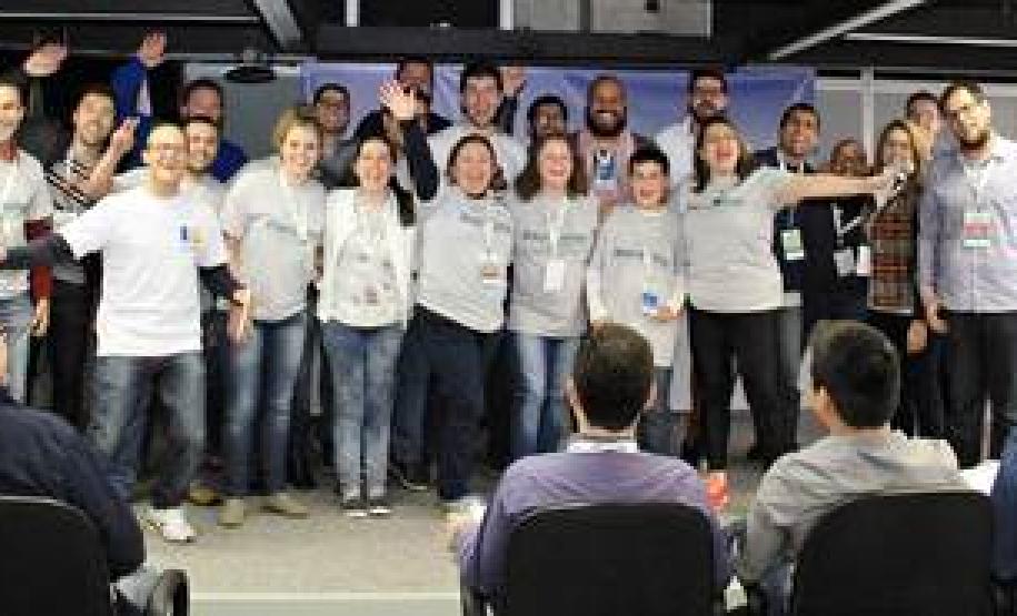 Participantes do Hackathon.