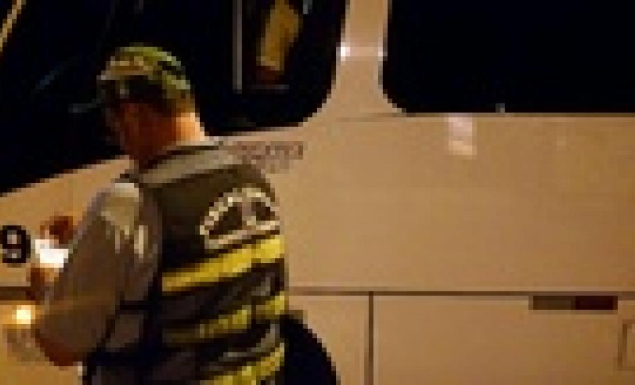 O DER-PR faz uma operação especial de fiscalização na RMC para verificar veículos que fazem o transporte coletivo intermunicipal de passageiros.