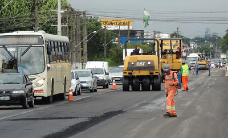 Governo recebe representantes do BID para análise de obras em infraestrutura. PR-415 Duplicação Pinhais - Piraquara em 12/01/2017