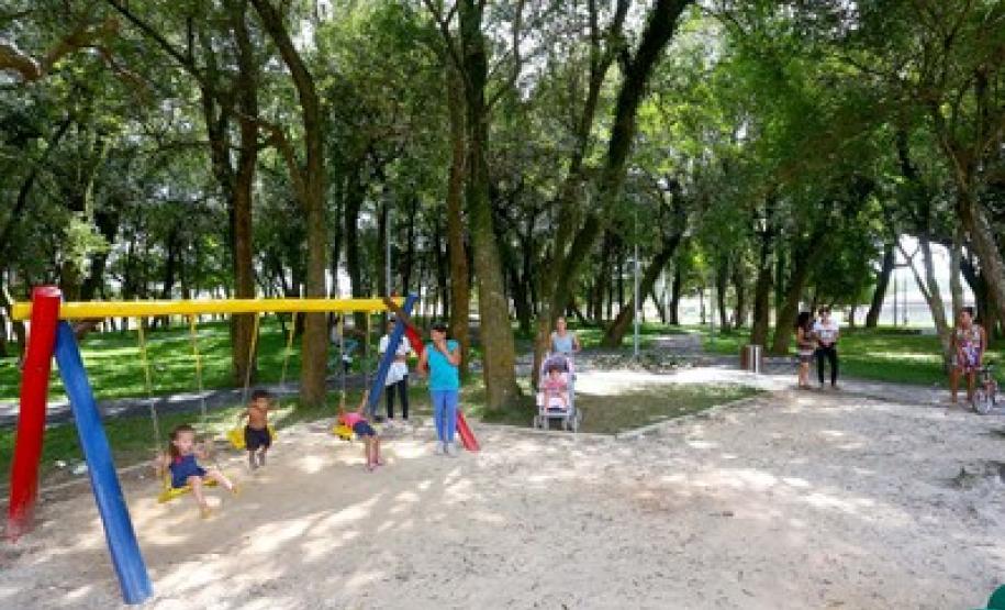 Os moradores de Araucária terão mais espaços de convivência e lazer.