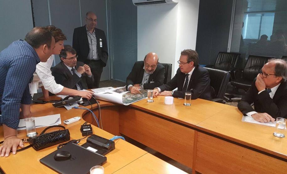 A reunião foi realizada na sede da ANTT em Brasilia.