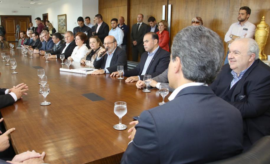 Parqu Piraquara O anuncio do lançamento do edital ocorreu no Palácio Iguaçu.