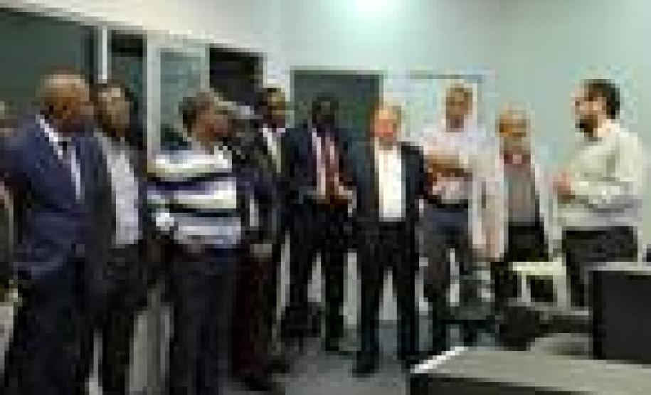 Comitiva visitou o CCO da Comec.