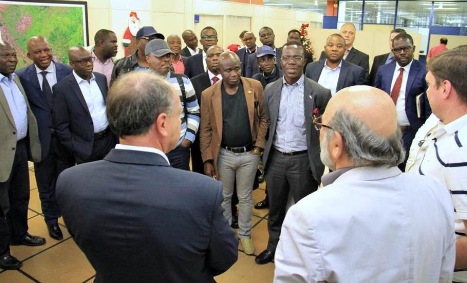 Comitiva visitou o CCO da Comec.