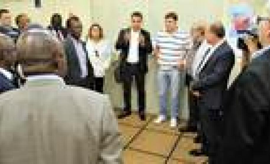 Comitiva visitou o CCO da Comec.